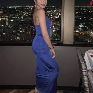 Fashion nova blue dress. Worn once